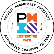 Badge istruttore certificato PMI per corsi CAPM